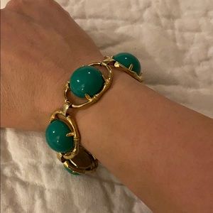 Green and gold bracelet